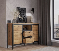 Комод Лофт KOM2D2S/150